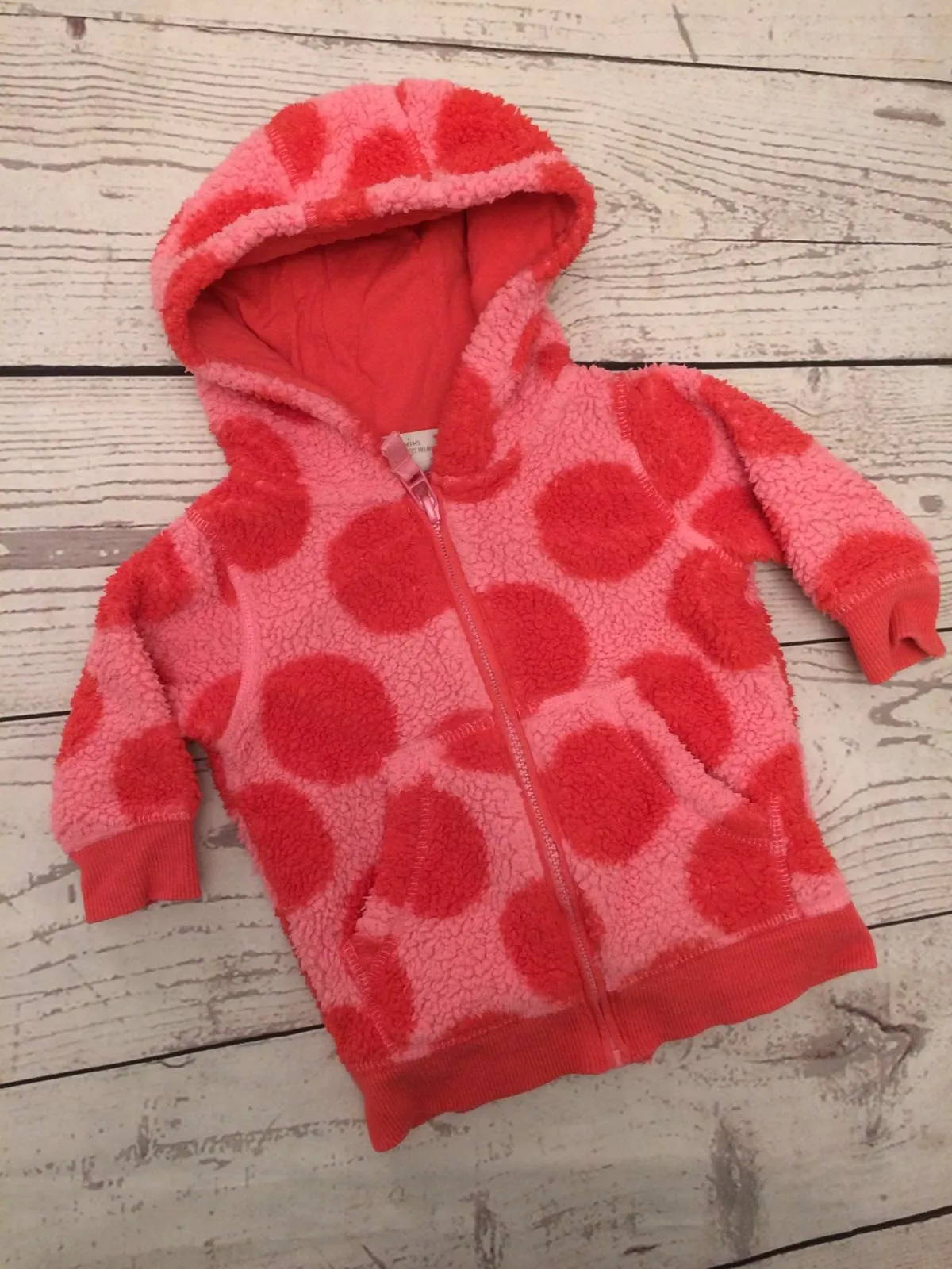 3-6 Months Fleece Zipped Hoodie Next