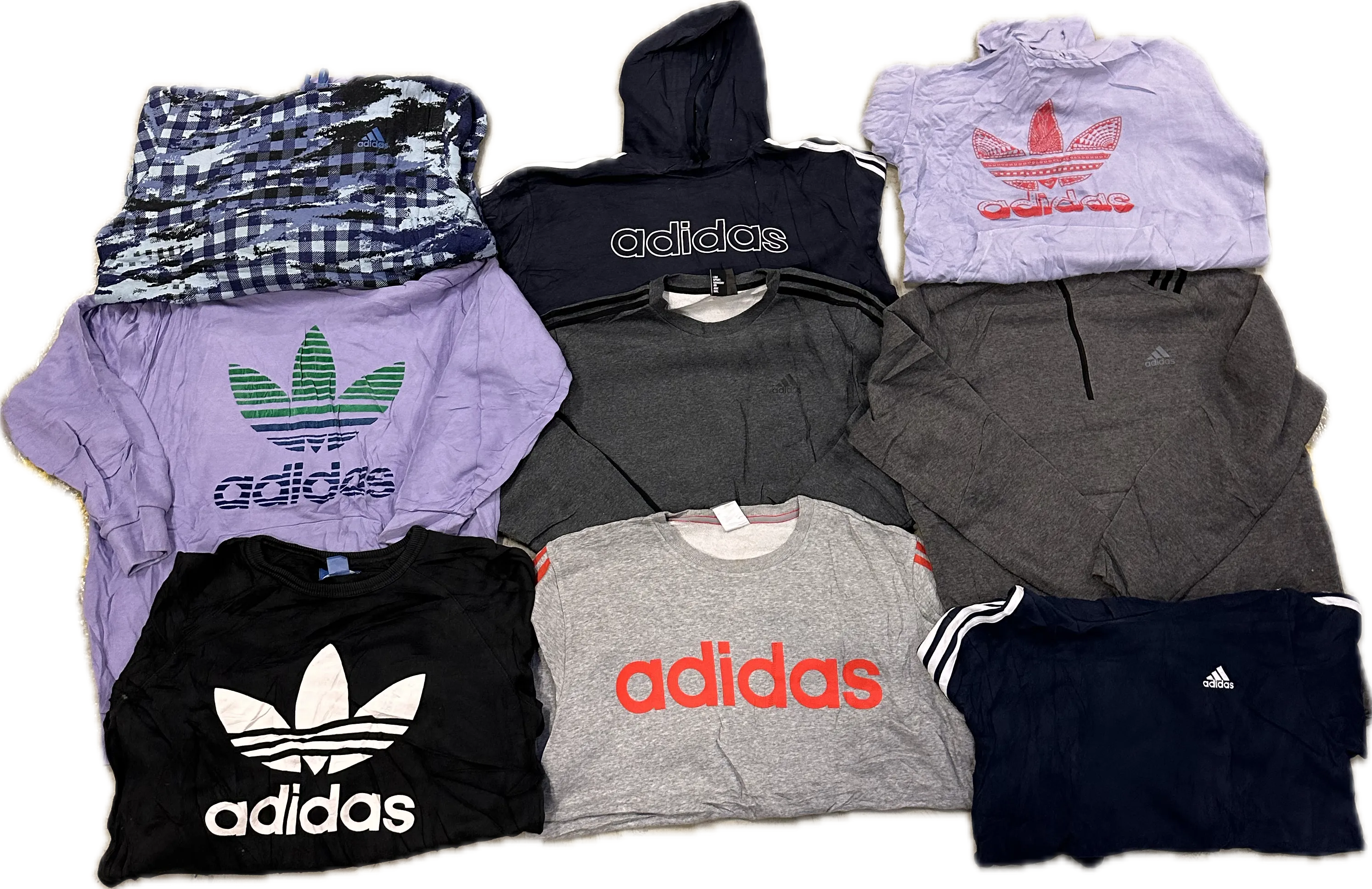 Adidas Branded Sweatshirts Hoodies Mix