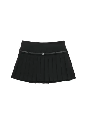 Alaila Pleated Mini Skirt