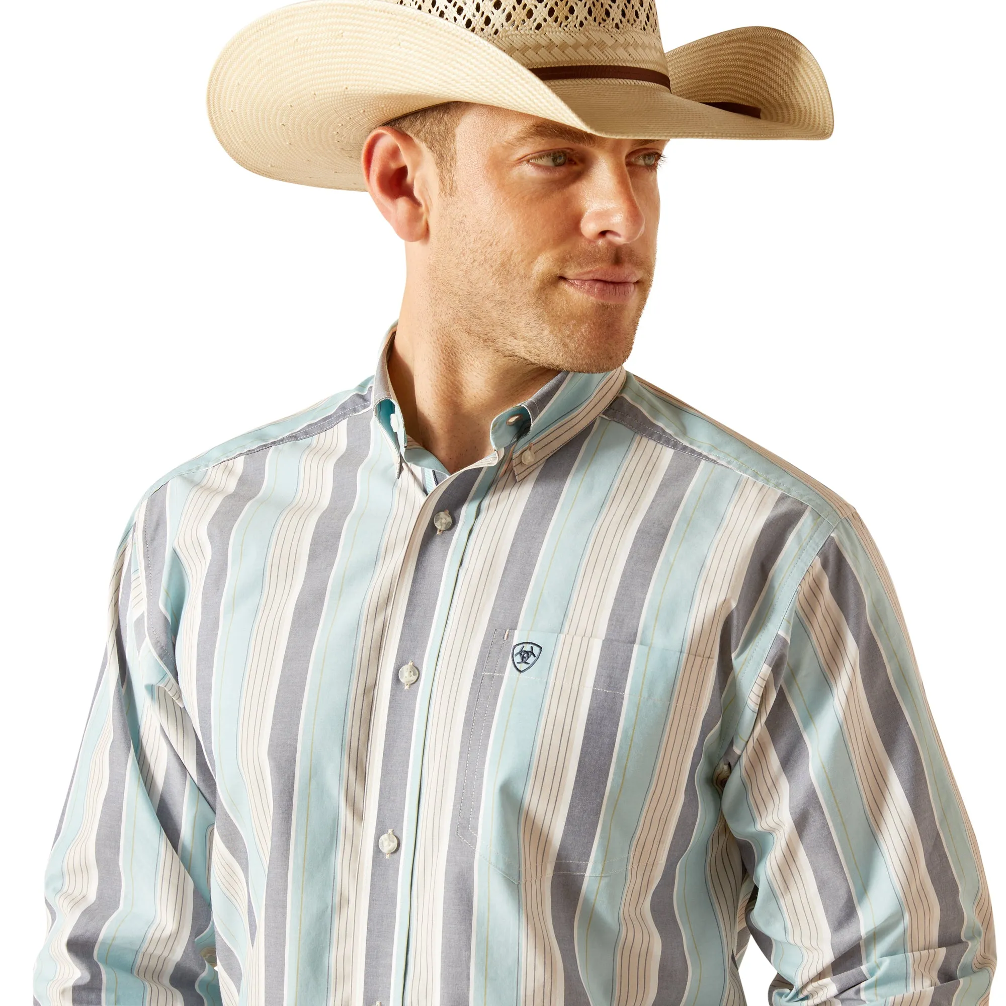 Ariat Pro Series Elliot Blue Classic Fit Shirt