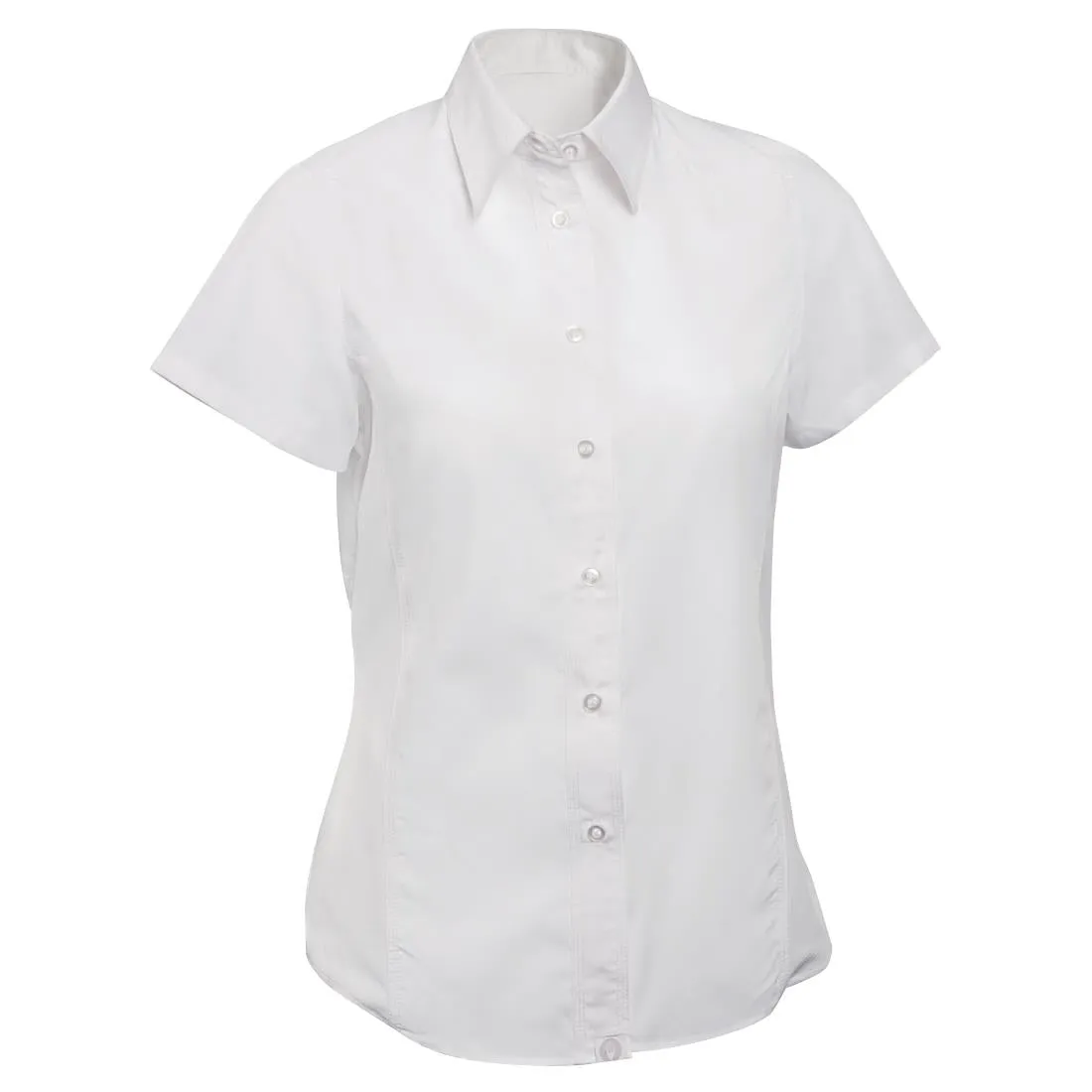 B180-XL Chef Works Ladies Cool Vent Chefs Shirt White XL