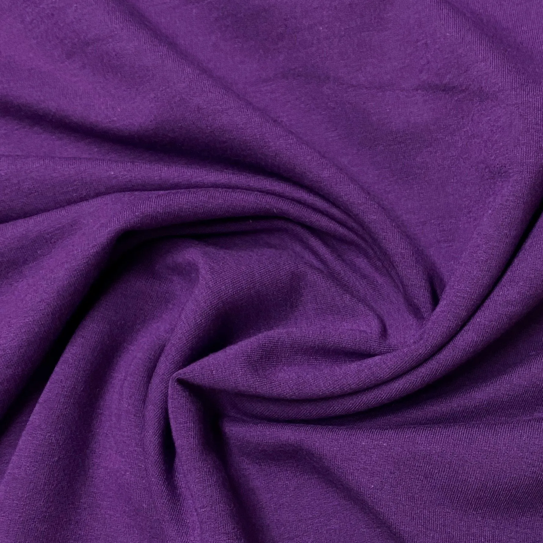 Boysenberry Bamboo Stretch French Terry Fabric