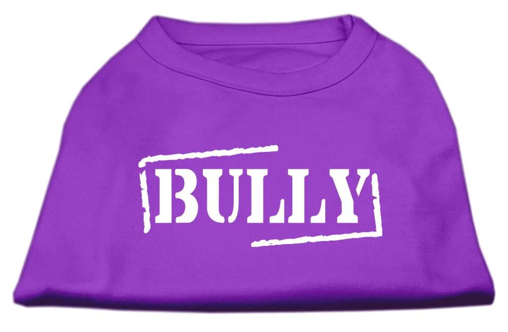 Bully Screen Printed Shirt  Purple Sm (10)