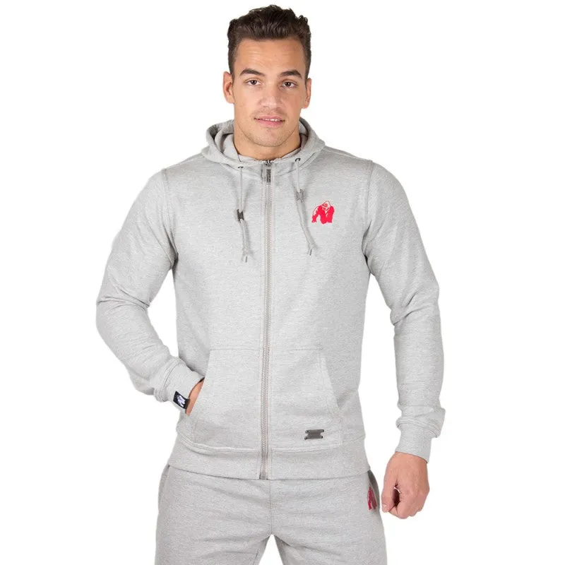 Classic Zipped Hoodie - Gray