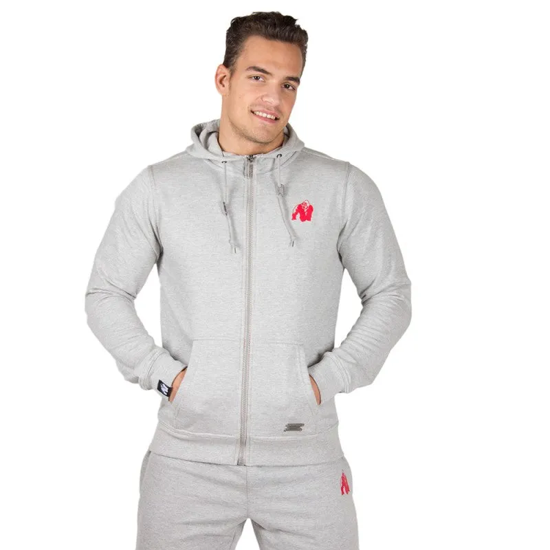 Classic Zipped Hoodie - Gray