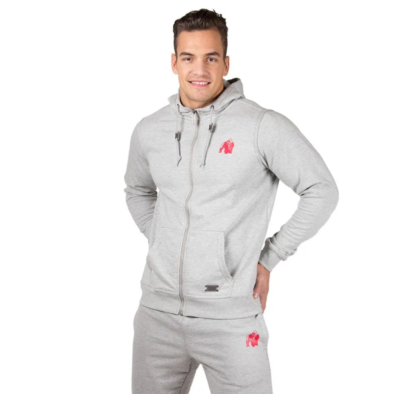 Classic Zipped Hoodie - Gray