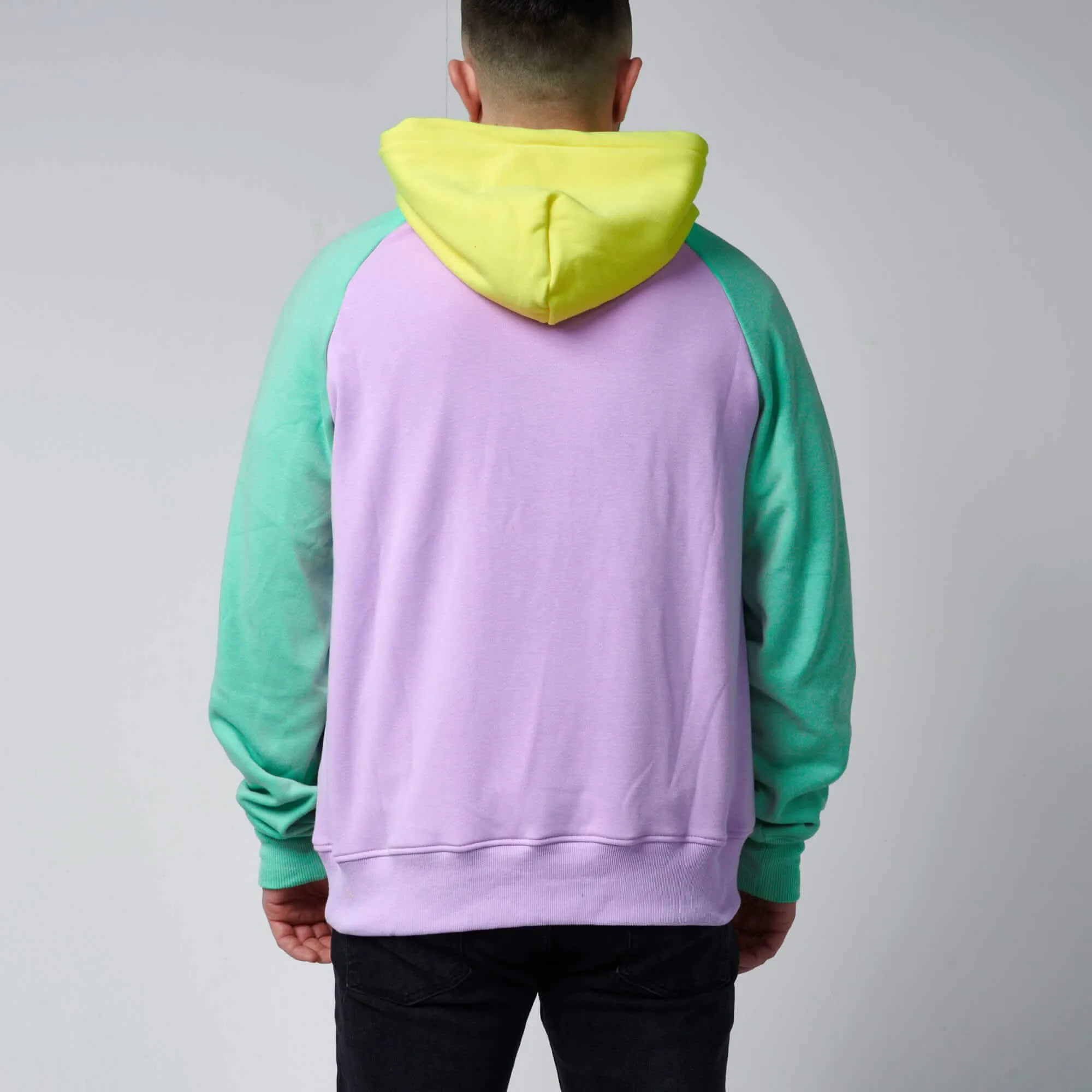 Color Block Human Hoodies