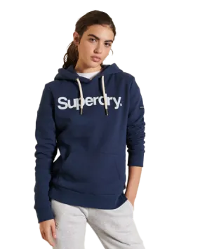 Core Logo Hoodie in Navy