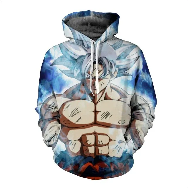 Dragon Ball Z Goku 3D Hoodies Anime Hoodie Unisex 3D Print Fashion Streetwear Hip Hop Punk Hoodies Harajuku Hooded Plus Size