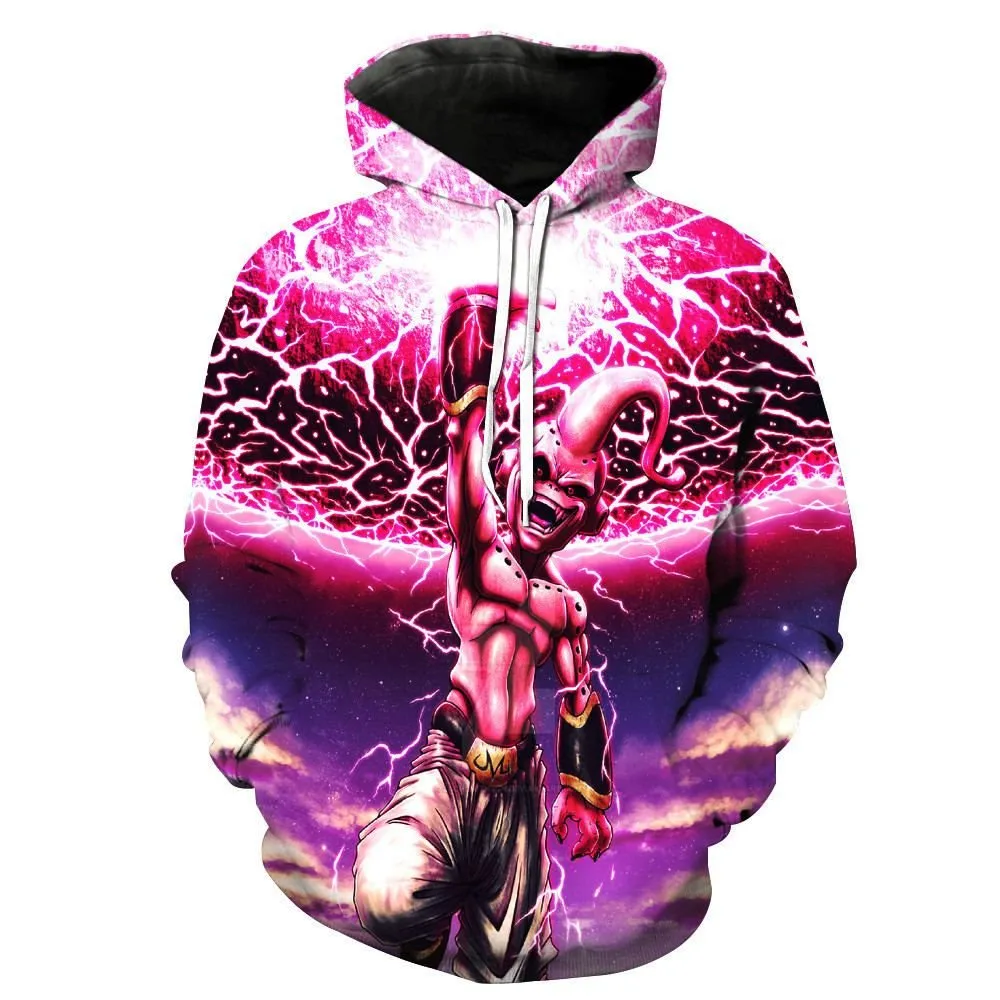 Dragon Ball Z Goku Anime 3D Print Hoodies Sweatshirts Harajuku Cartoon Hooded Women/Men long sleeve hip hop streetwear Clothes