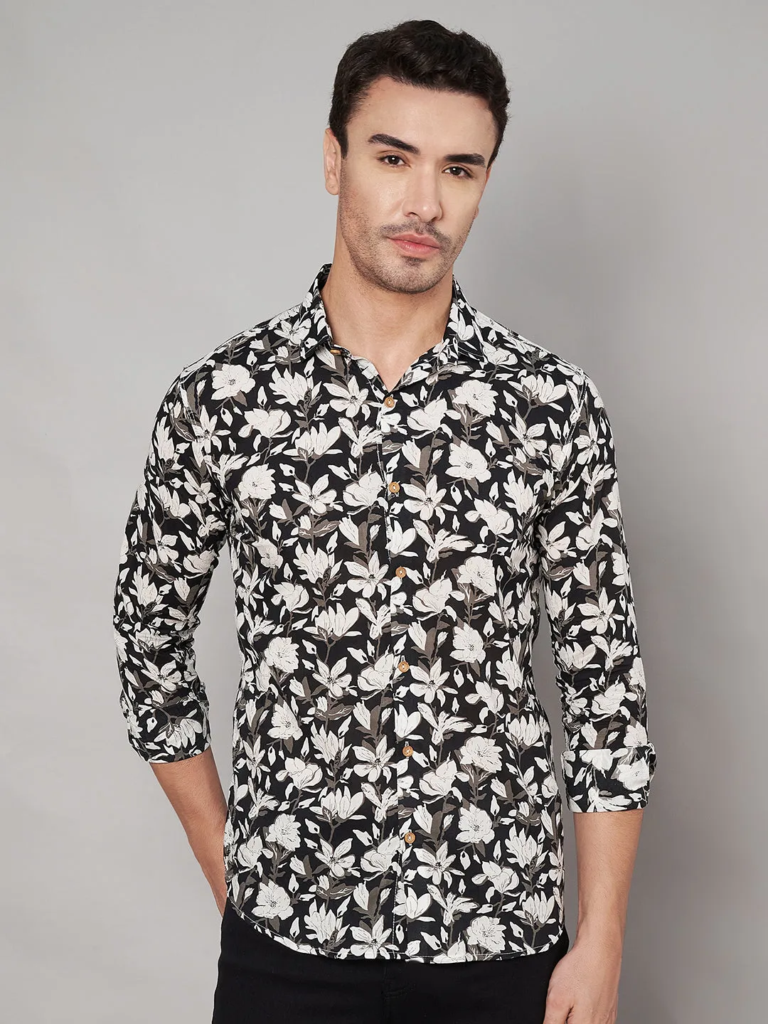 Handcrafted Jaipuri Cotton Printed Shirt for Men