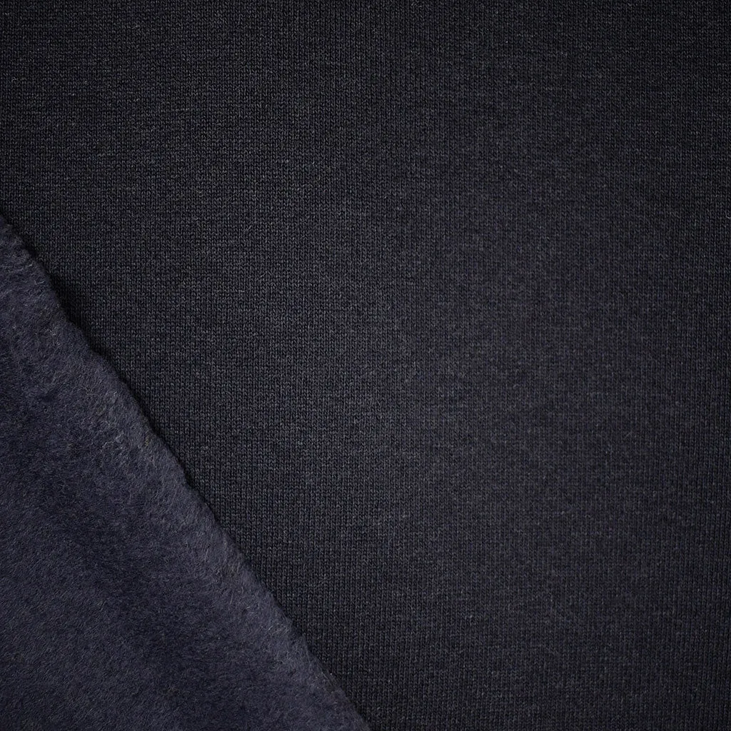 Heavy Sweatshirt Fleece Solid Navy