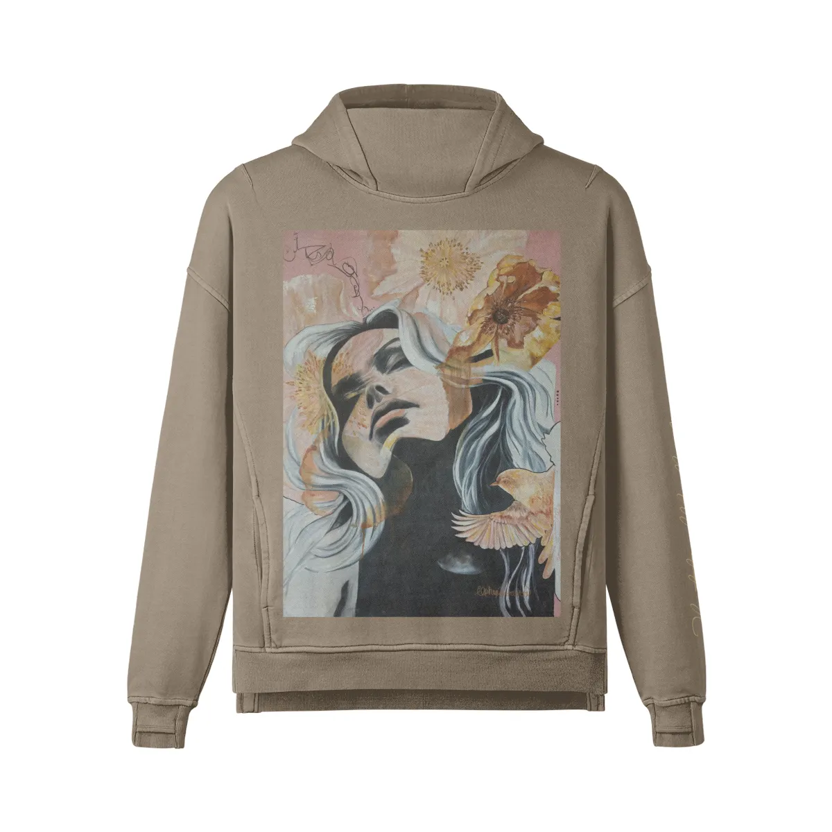 Hoodies (Libertad) oversizet turtleneck