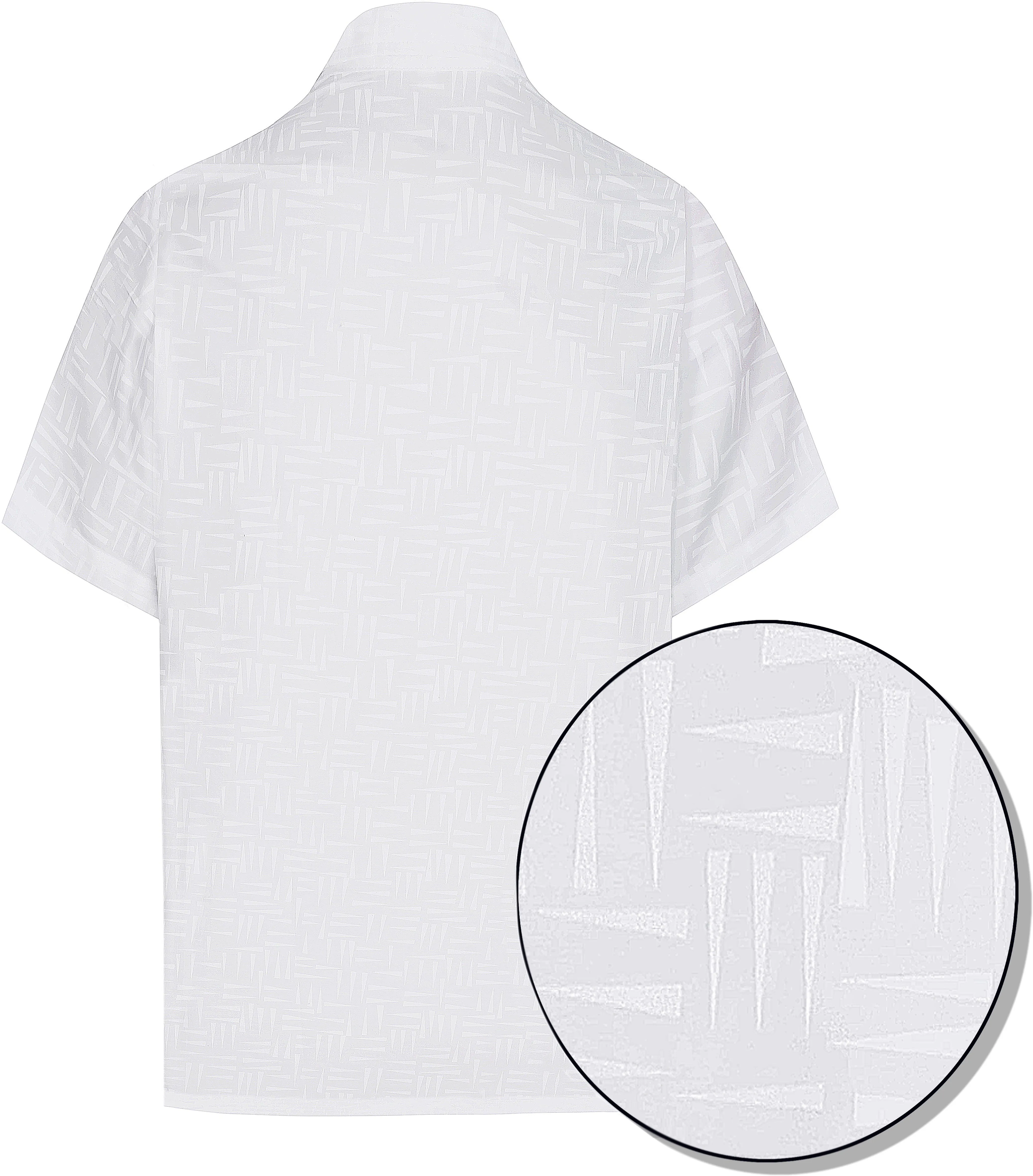 LA LEELA Men's Wear Summer Everyday Essentials  Casual  Shirt 100% NATURAL COTTON  Hand Printed White shirt