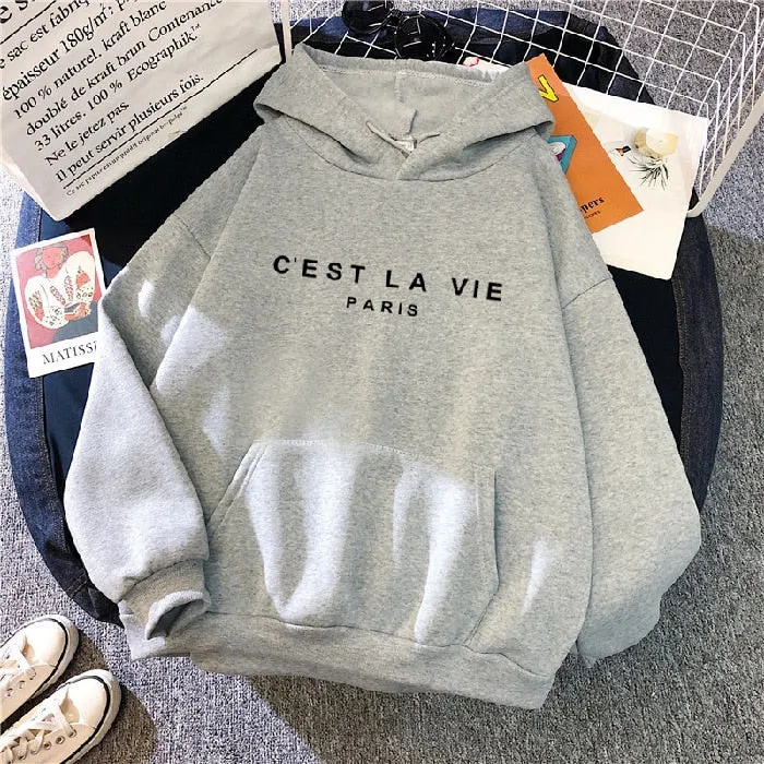 Letter Printed Women Sweatshirt