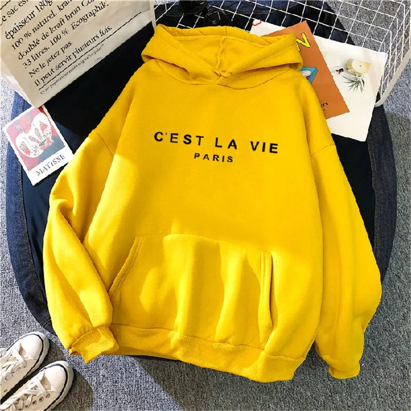 Letter Printed Women Sweatshirt