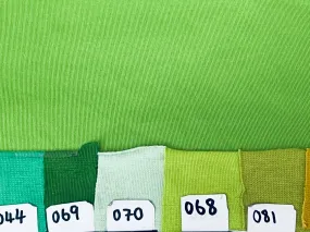 LIME GREEN FRENCH TERRY LOOP BACK  PER METRE SALE