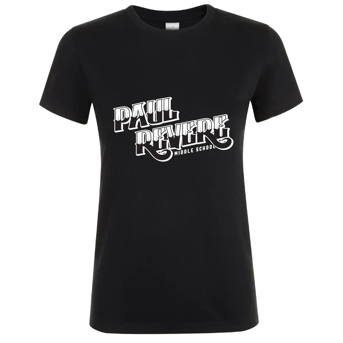 Marquee Black & White - Fitted T-Shirt