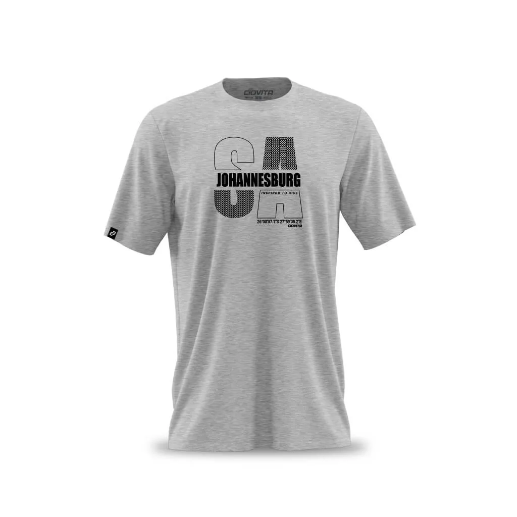 Men's Johannesburg T Shirt (Grey MÃ©lange)