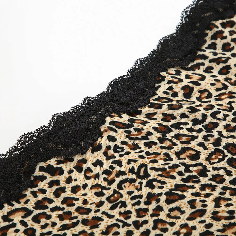 Mia Leopard Ruffle Skirt