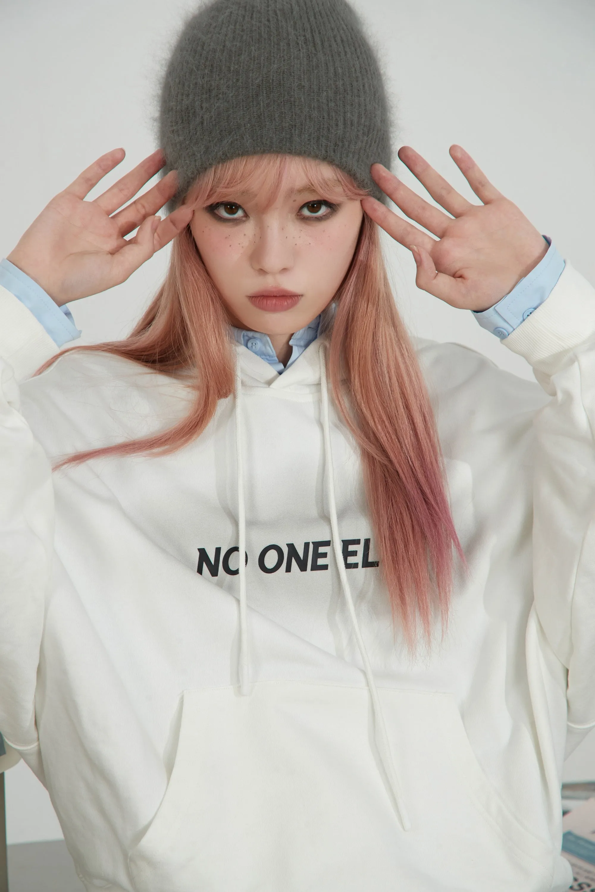 Noe Lettering Loose Fit Hoodie