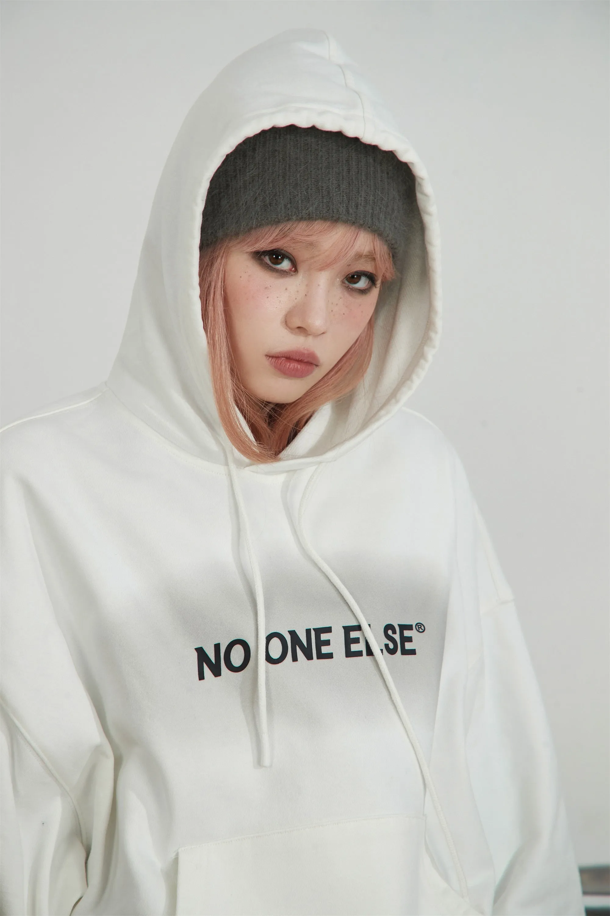 Noe Lettering Loose Fit Hoodie