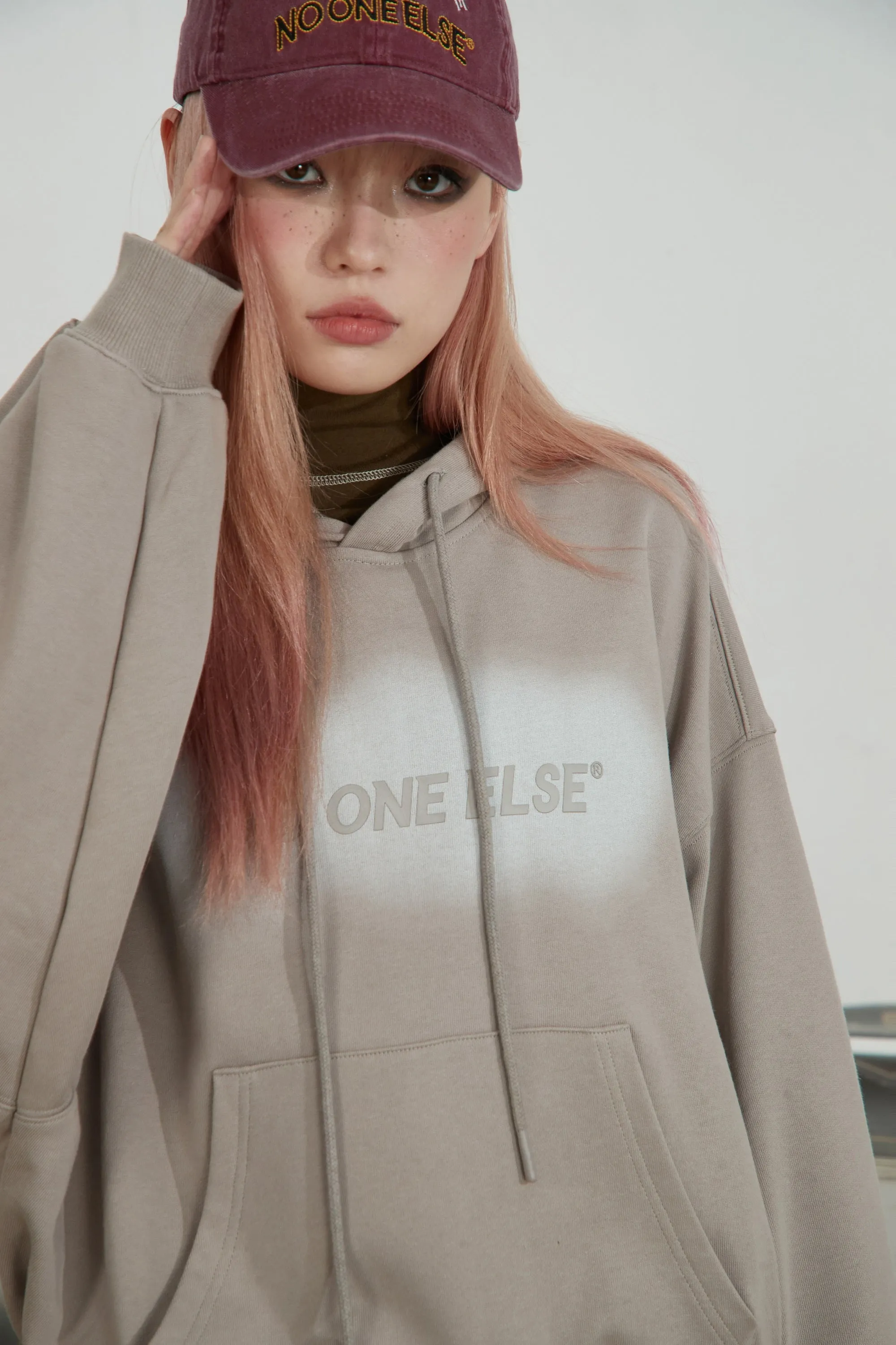 Noe Lettering Loose Fit Hoodie