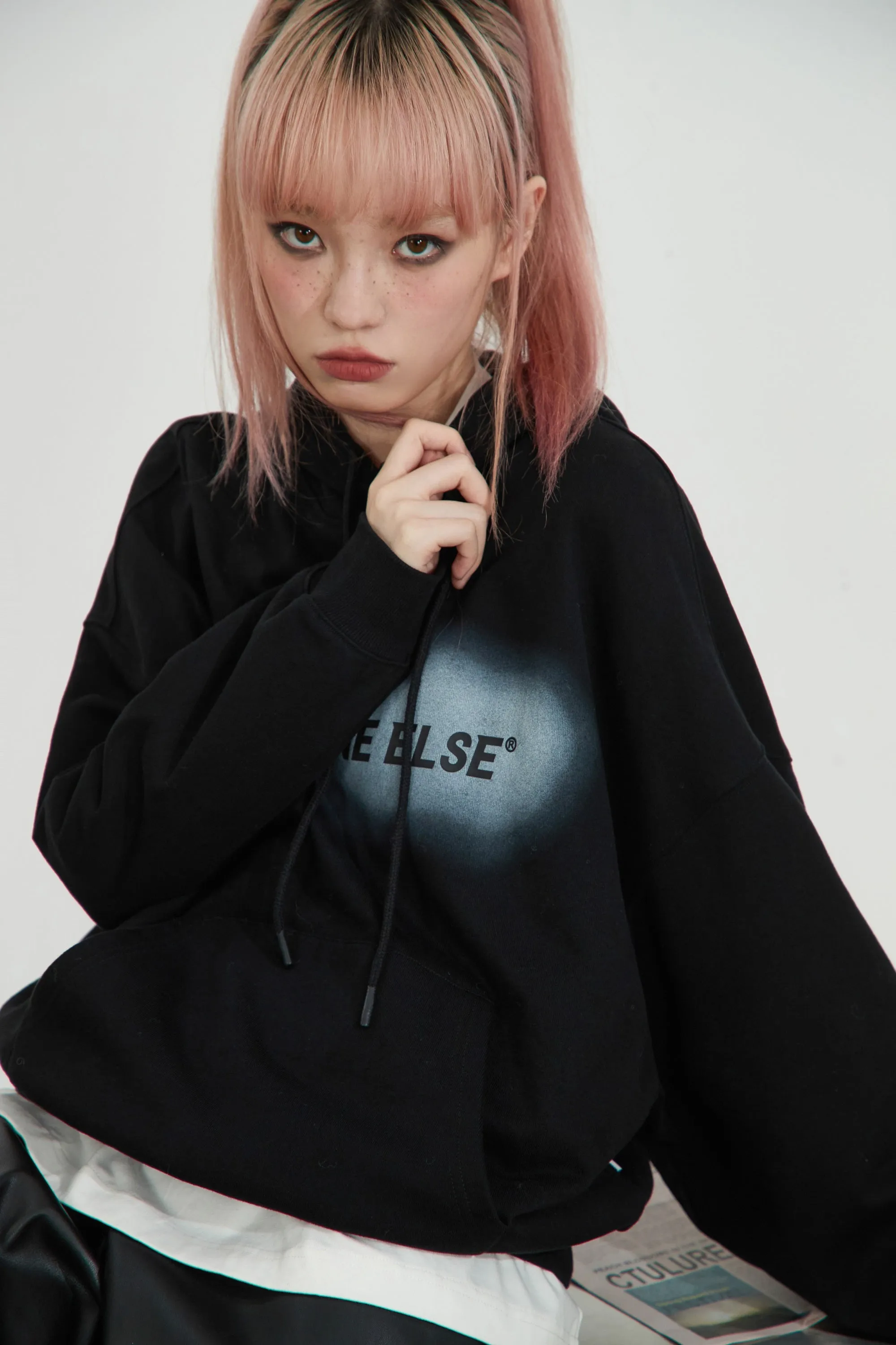 Noe Lettering Loose Fit Hoodie