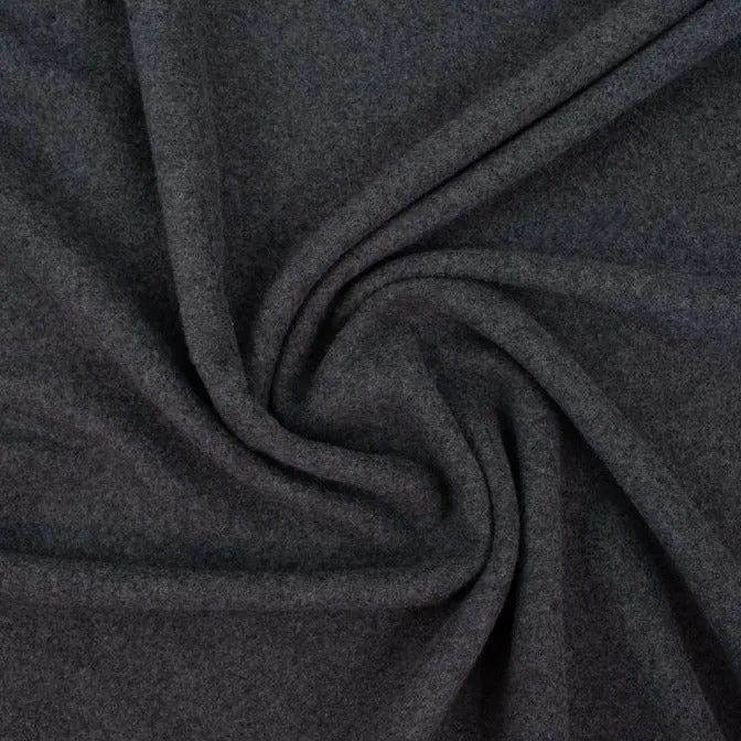 Organic Cotton Fleece - Charcoal Marle