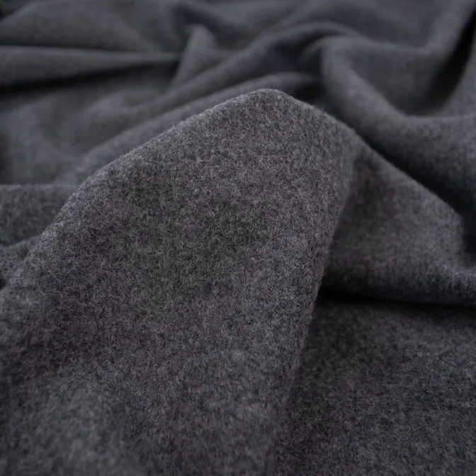 Organic Cotton Fleece - Charcoal Marle