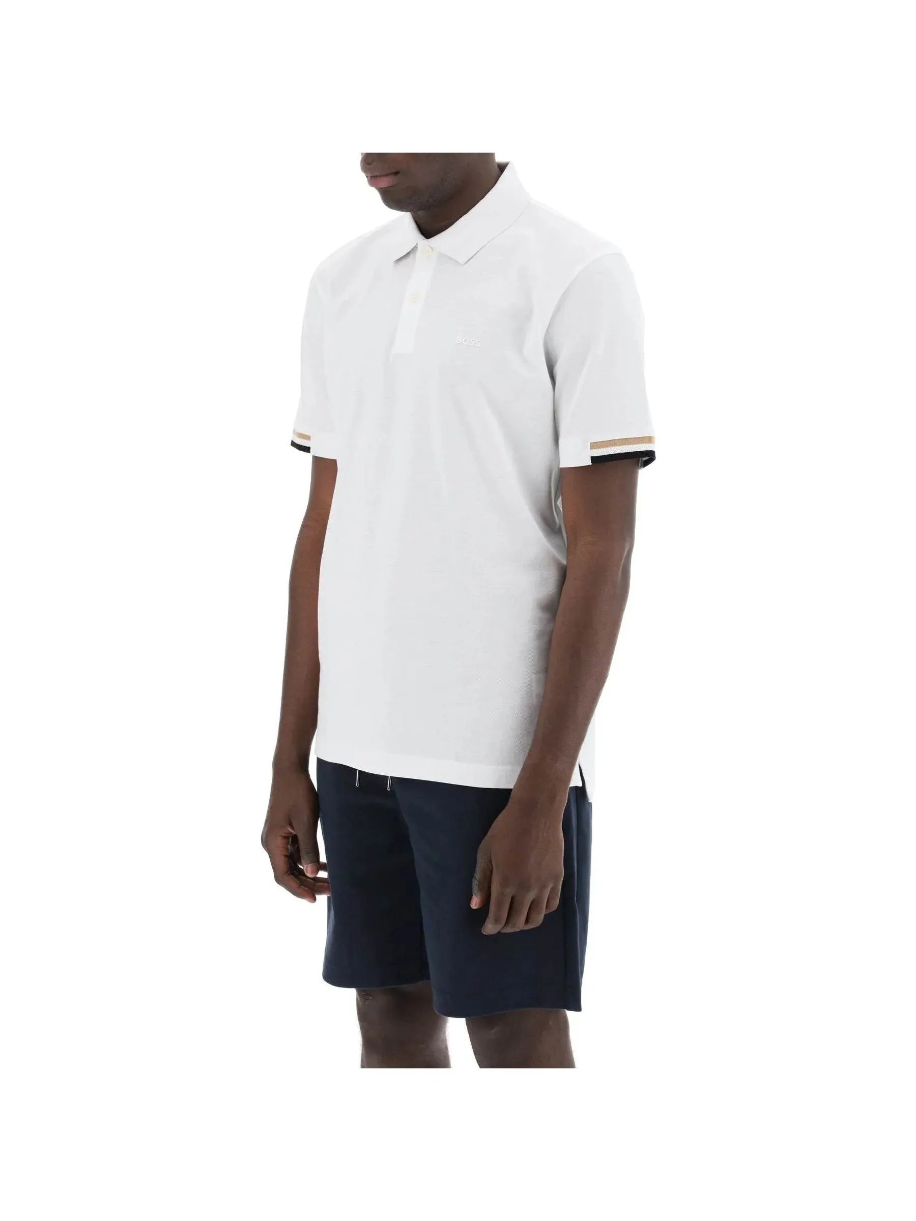 Parlay Striped Trim Polo Shirt