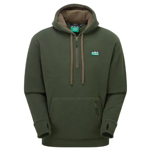 Ridgeline | Ballistic Long Sleeved Fleece Hoodie | Olive