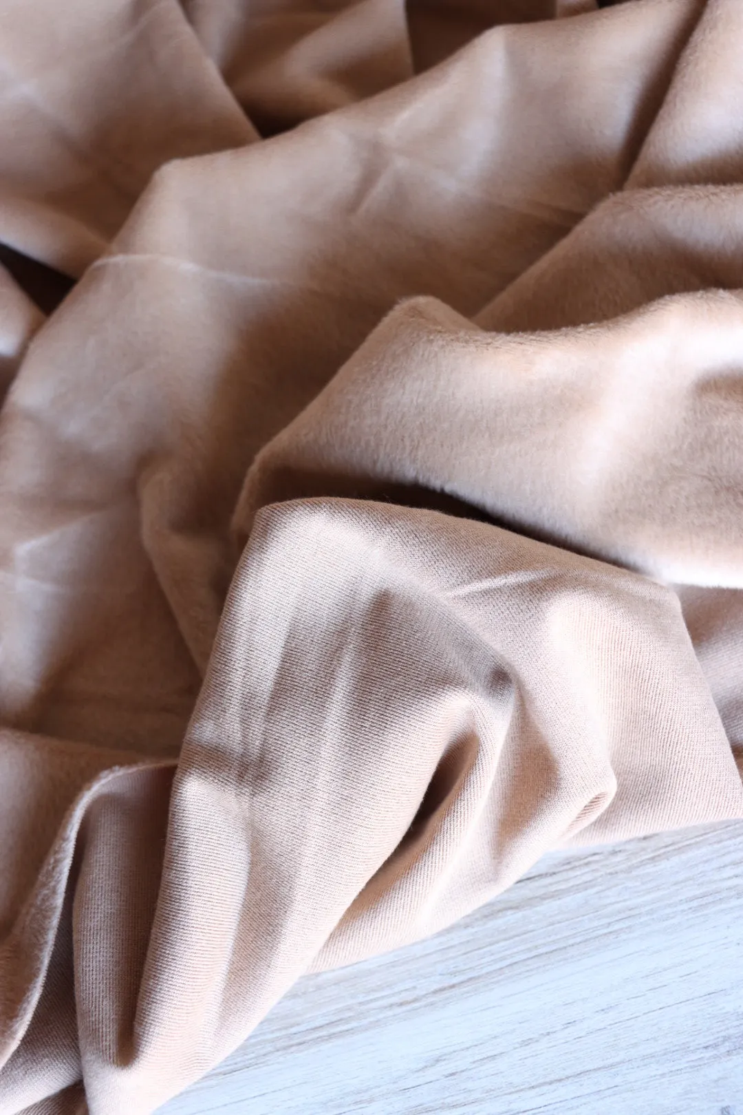 Sand Stretch Velour