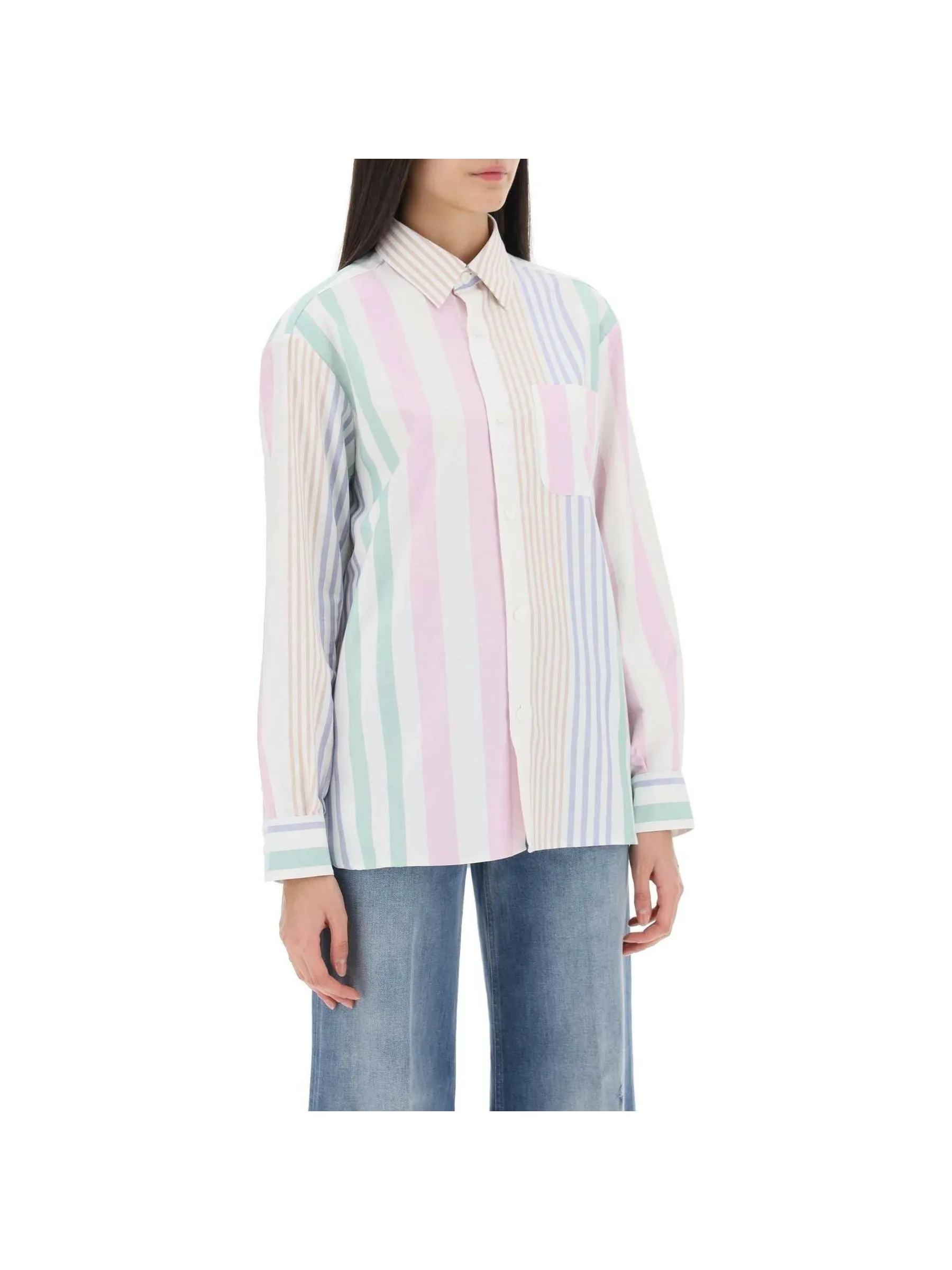 Sela Striped Cotton Shirt