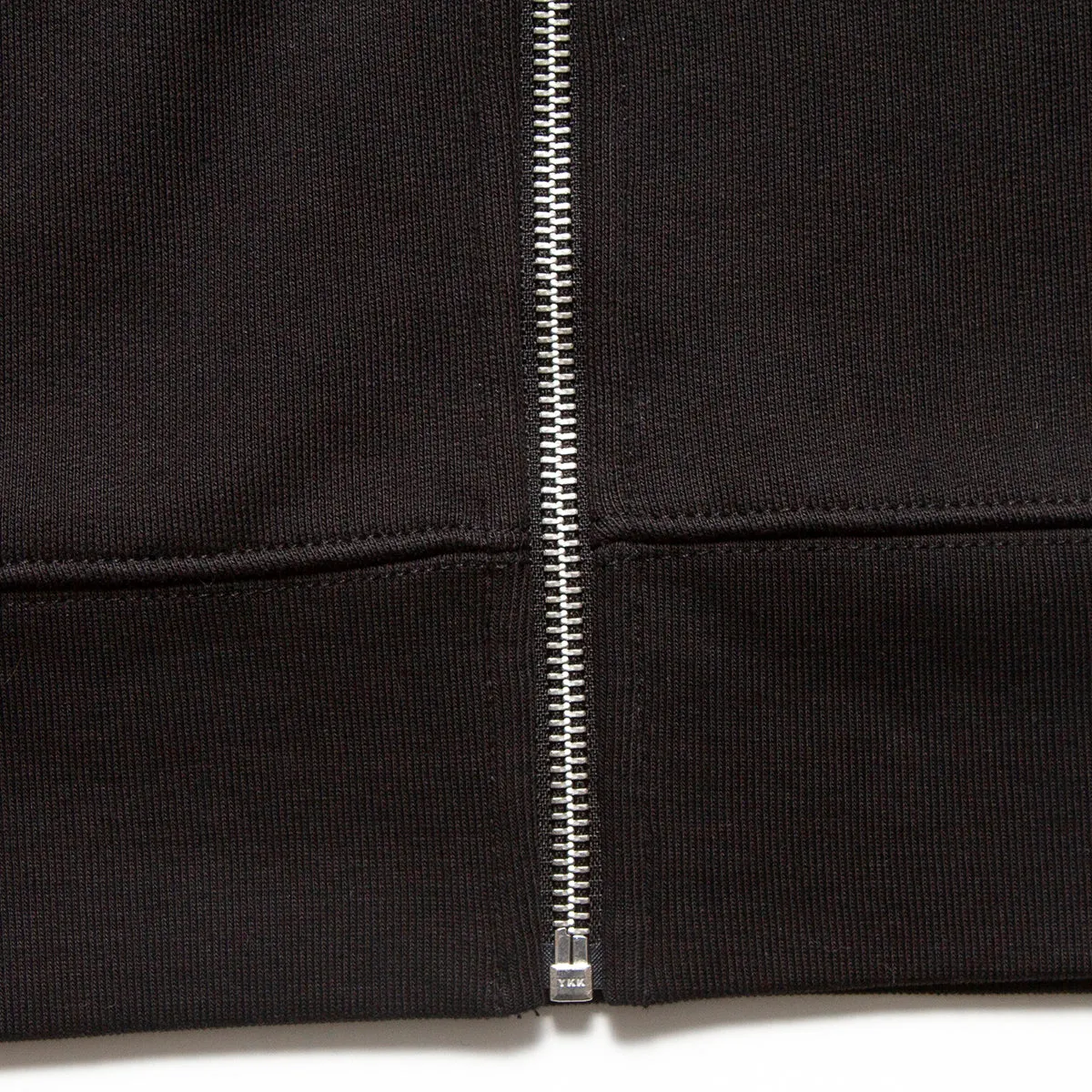 Smiley Crest - Zipped Hood - Black