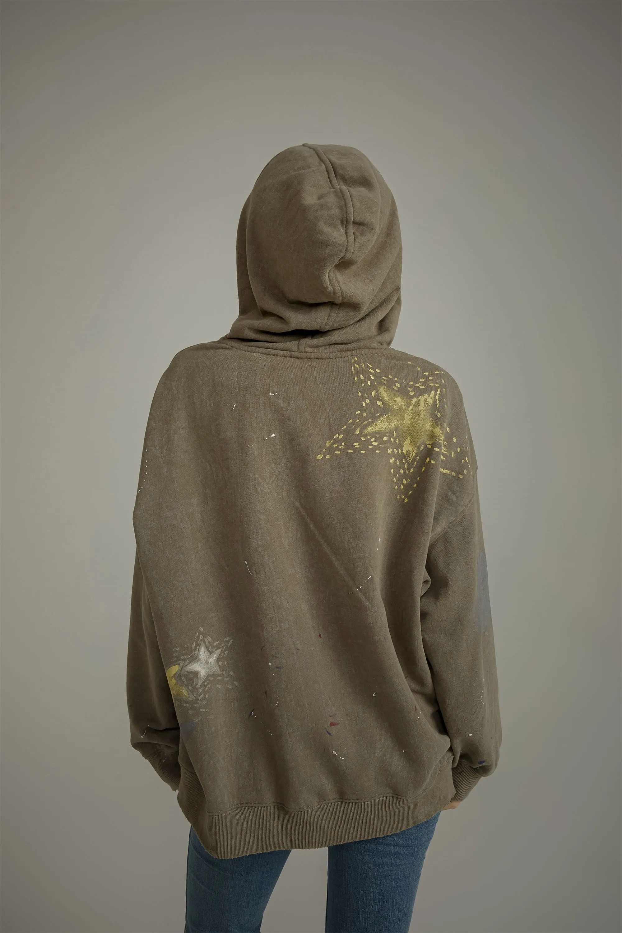 Star Loose Fit Hoodie