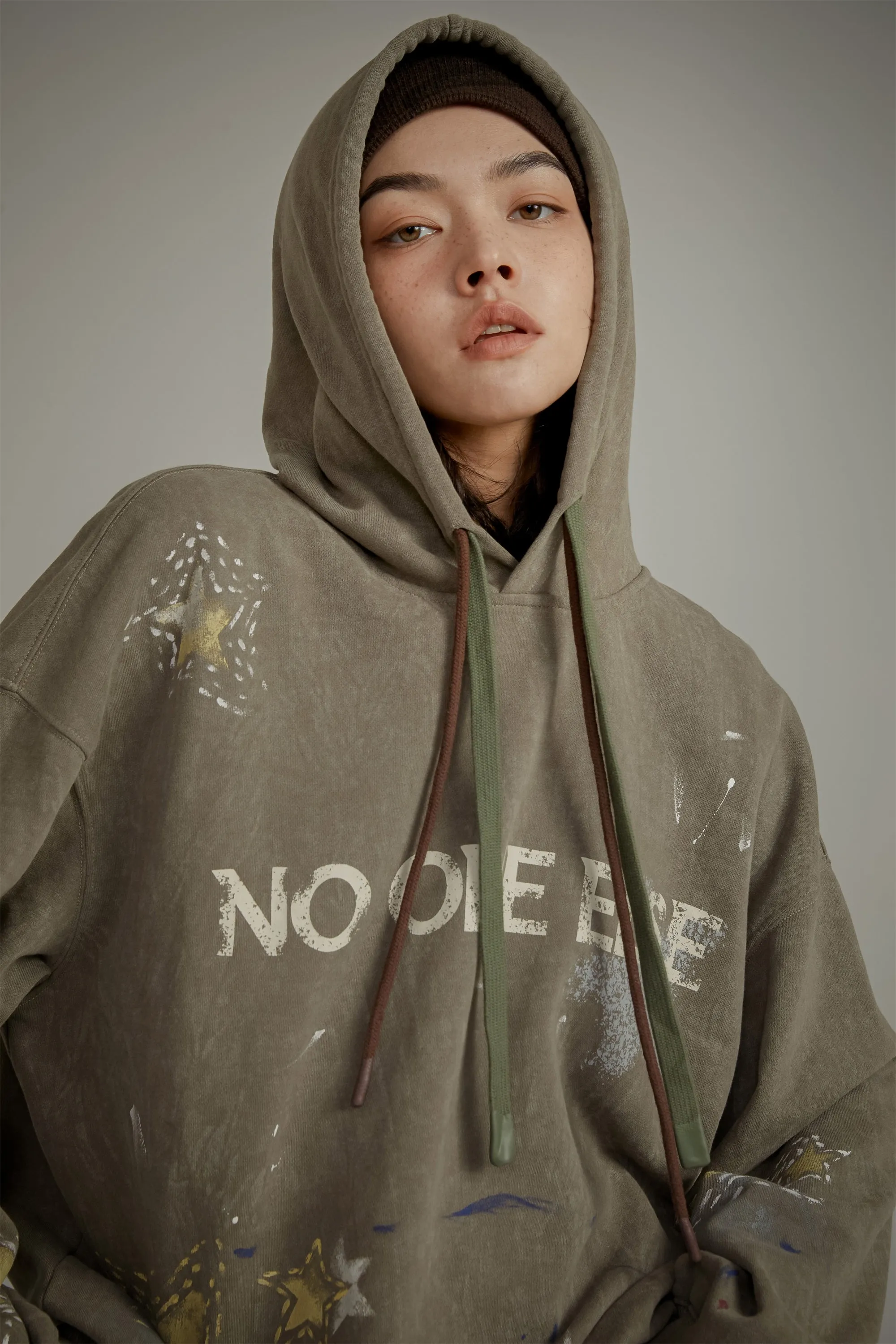 Star Loose Fit Hoodie