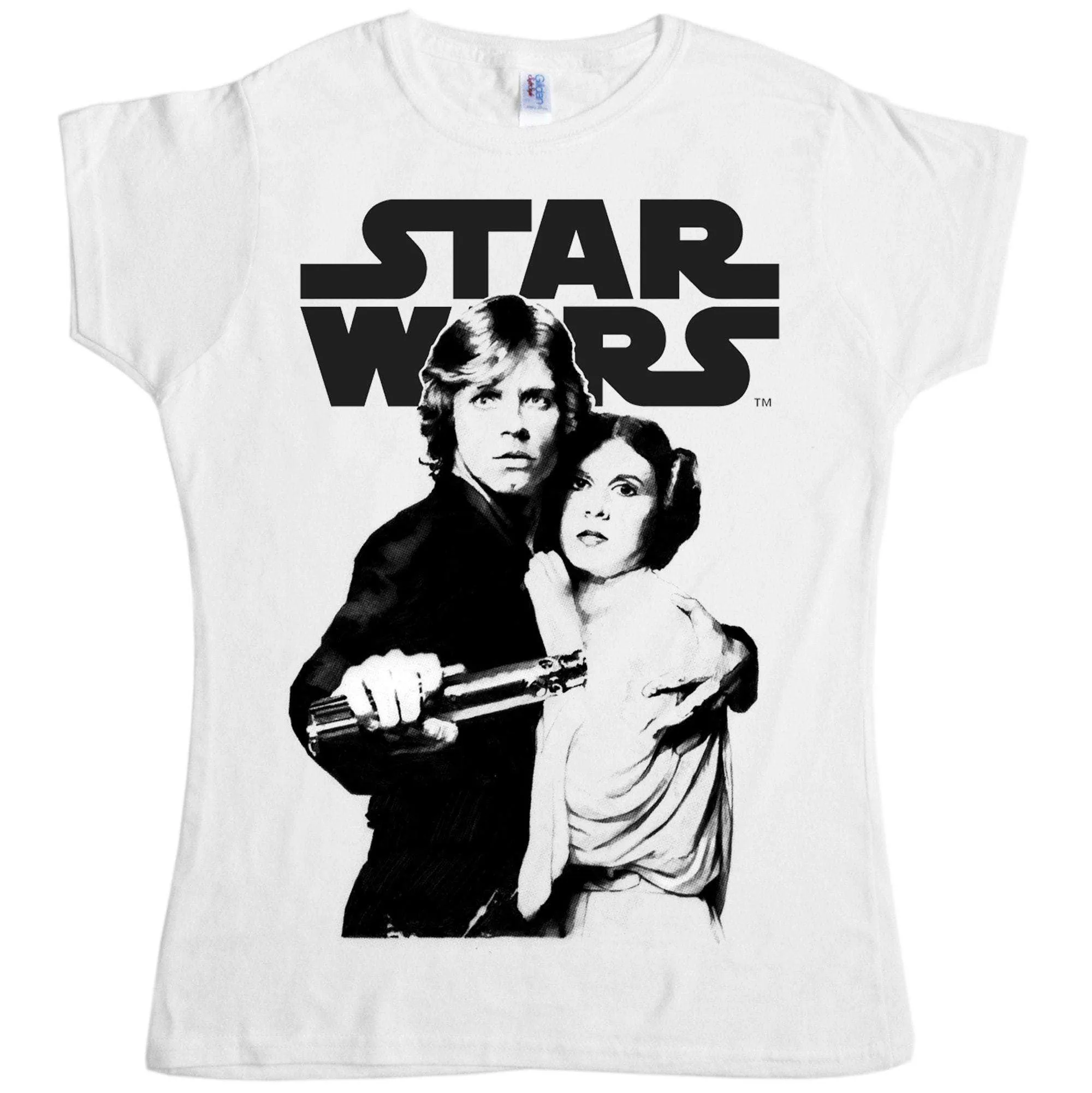 Star Wars Luke And Leia T-Shirt for Women