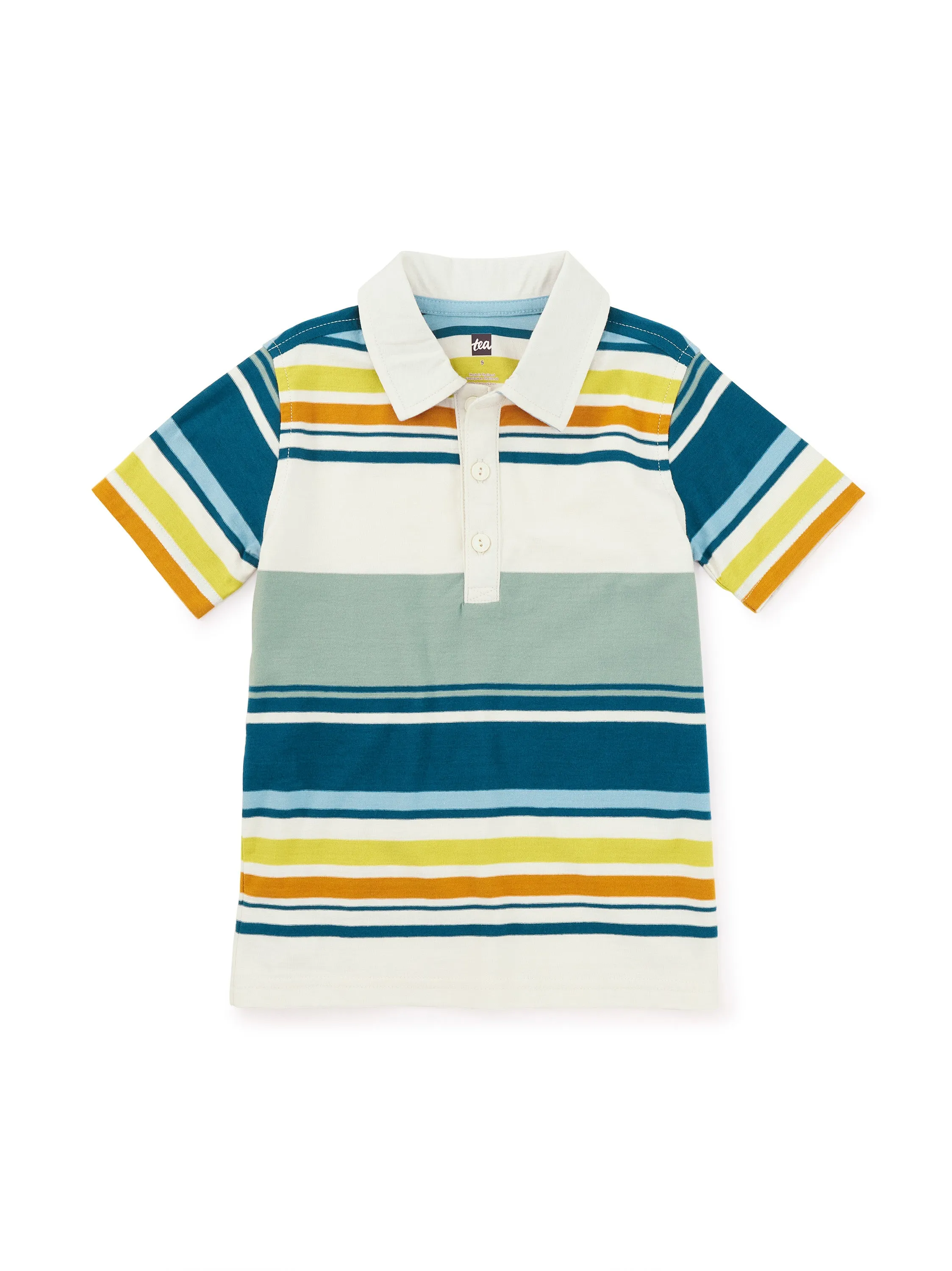 Tea Collection Striped Polo Top