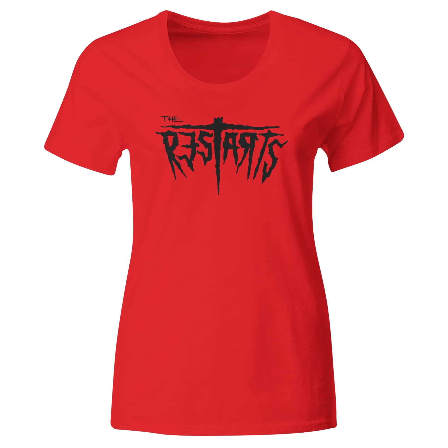 The Restarts - Logo - Red - T-Shirt - Fitted