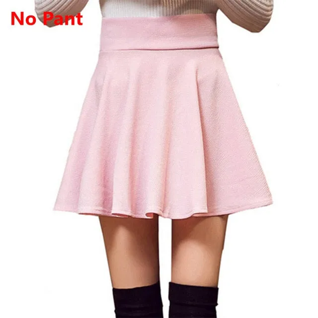 VenusFox Plus Size High Waist Short Mini Skirt Pants