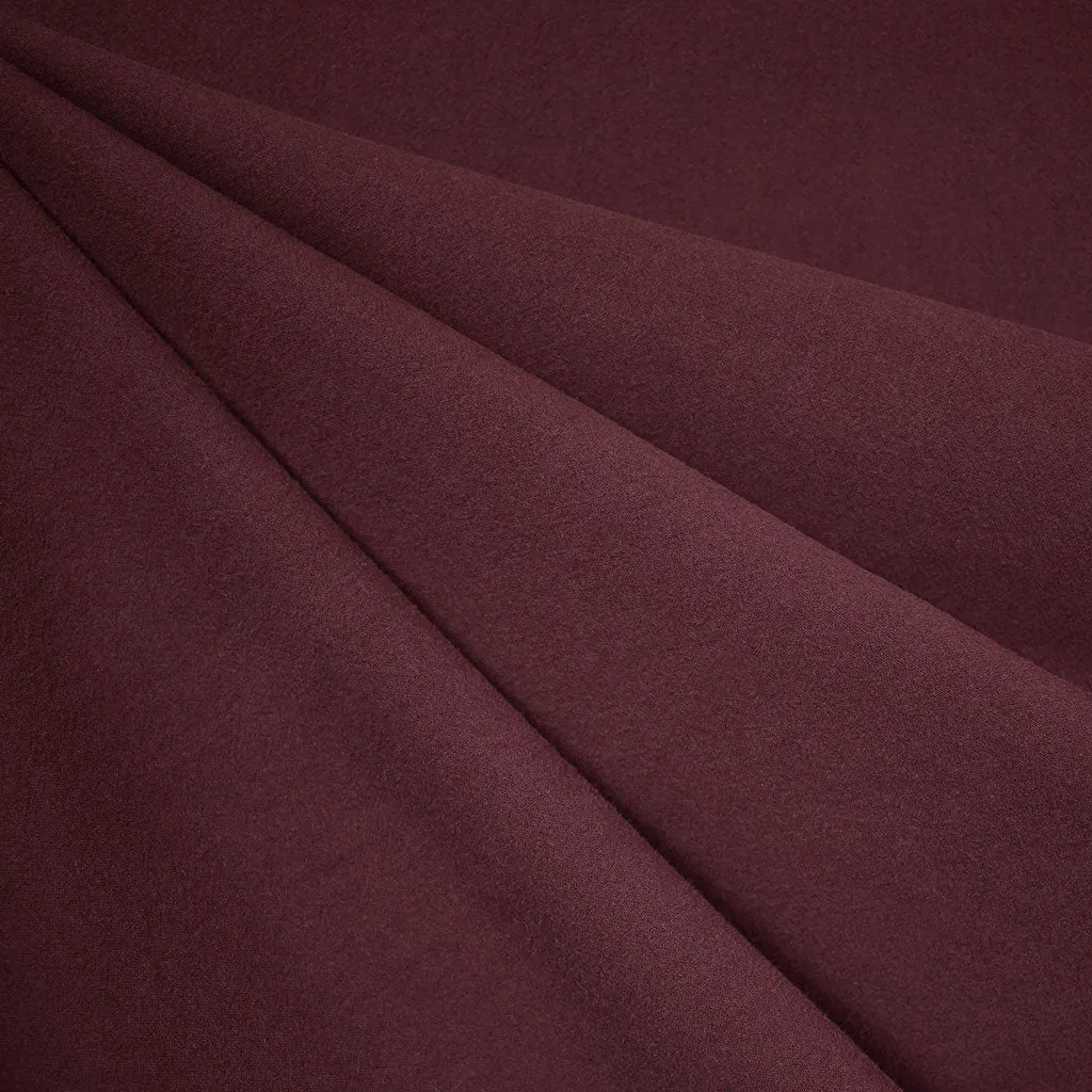 Washed Crinkle Cotton Solid Deep Plum SY