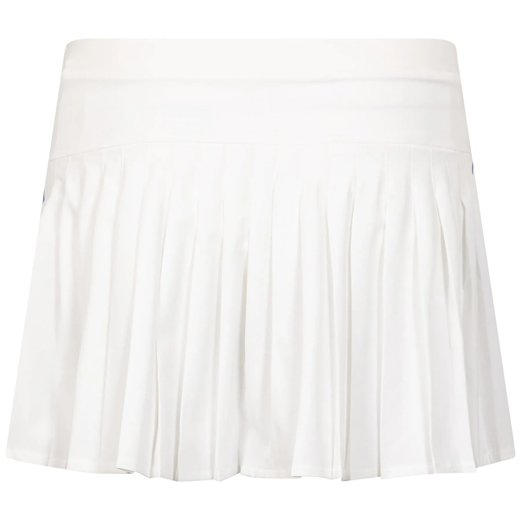 Womens 15 Inch Performance Back-Pleated Skort Ceramic White Multi - SS24